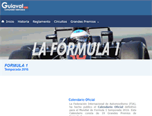 Tablet Screenshot of formula1.guiaval.com