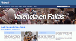 Desktop Screenshot of fallas.guiaval.com